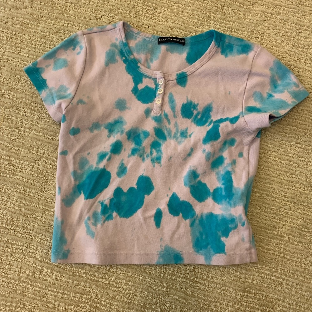 brandy tie dye shirt